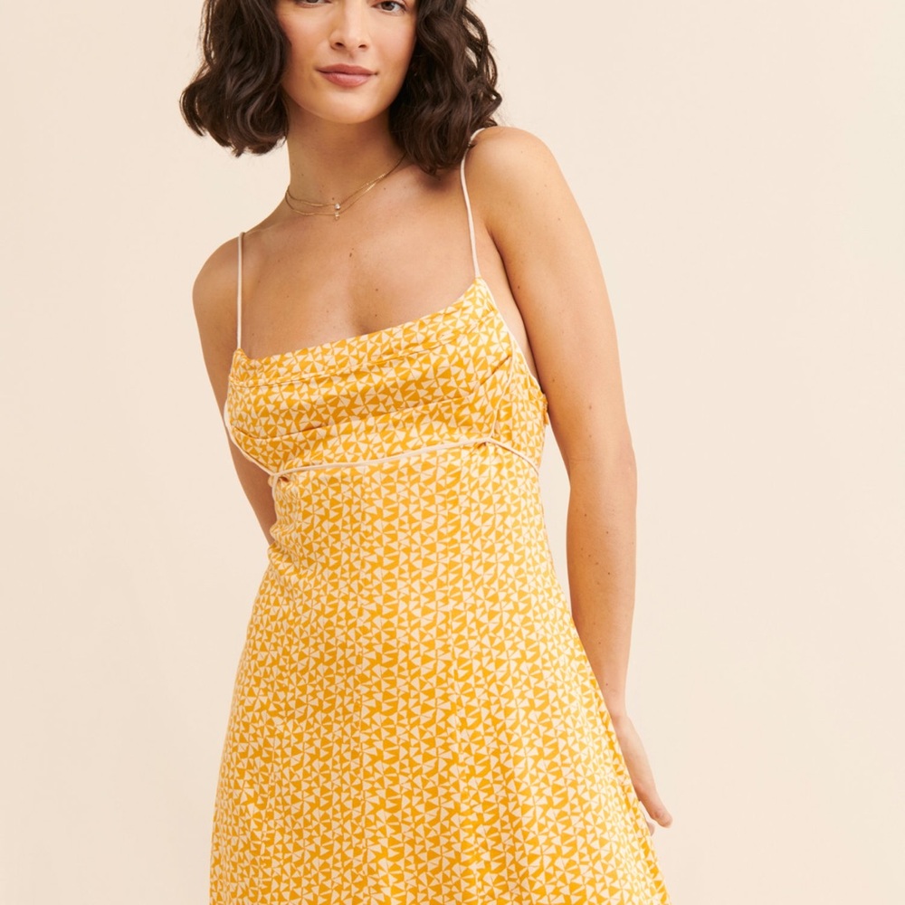 Free People Women’s size S Yellow Kai mini dress